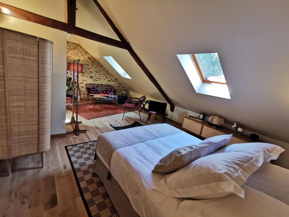 Maison D'Hotes Les Jardins Saint Eloi Le Lonzac Bagian luar foto