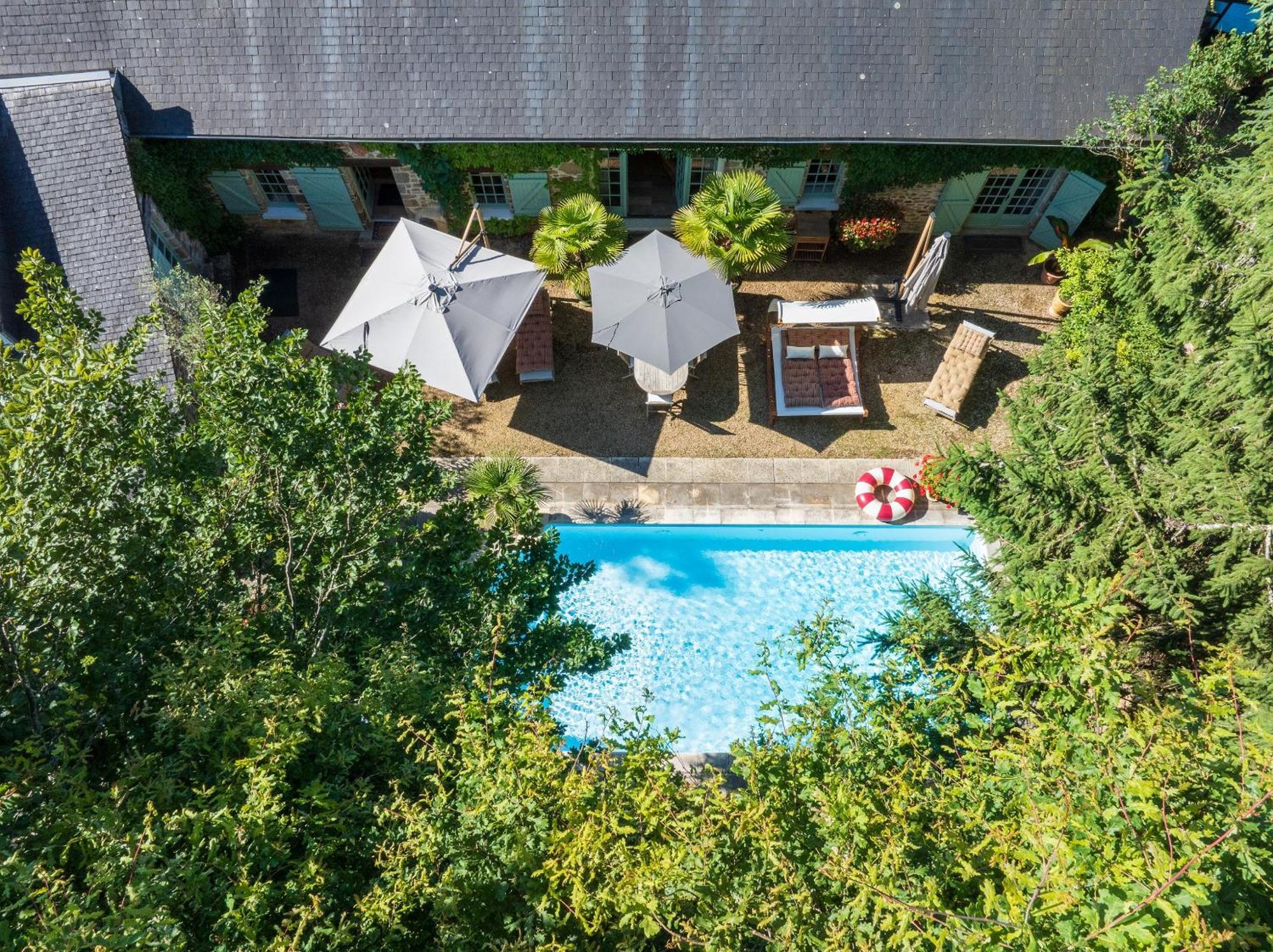 Maison D'Hotes Les Jardins Saint Eloi Le Lonzac Bagian luar foto